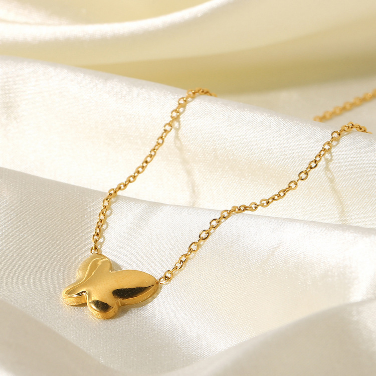 Butterfly Pendant Necklace